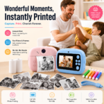 Instant Photo Printer Camera for Kids - Digital Camera with Instant Thermal Printing for Boys & Girls